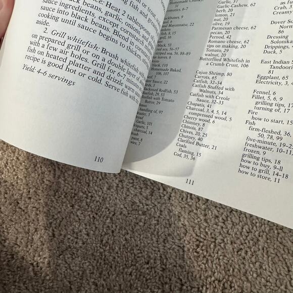 Vintage 1986 Fish on the Grill 70+ Elegant Easy Recipes Cookbook Grunes & Magida - Picture 5 of 11